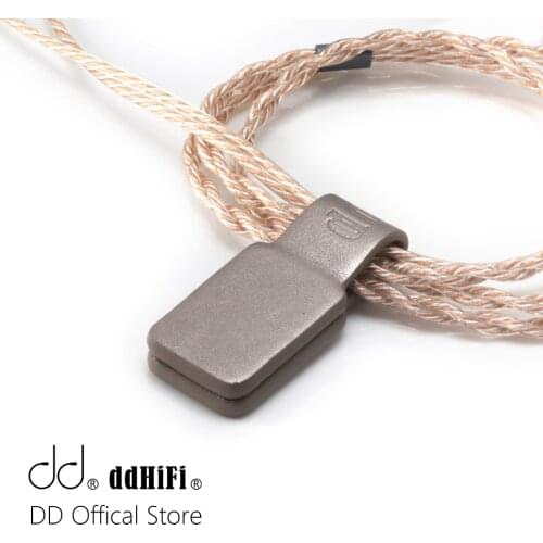 DD ddHiFi C10A Magnetic Earphone Cable Clip, PU Leather Wire Organizer for Headphones / IEMs