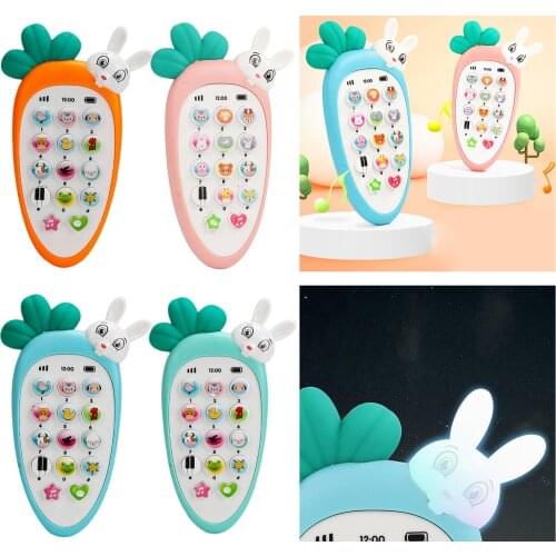 Cute Baby Phone Toy Mobile Telephone Early Educational Learning Machine Gifts Telephone Music Sound Machine Electronic Baby Toy