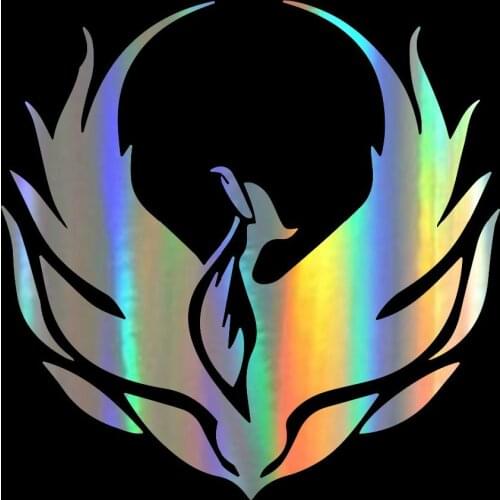 Personalized Phoenix Bird Car Stickers Pvc Fashion Auto Bumper Decoration Accessories Decals Customizable Colors 15cm*15cm
