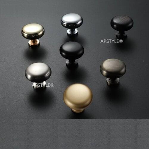 Solid Zinc Alloy Drawer Cabinet Handle Wardrobe Furniture Hardware Kitchen Cupboard Pull Semicircle Sliding door Knob