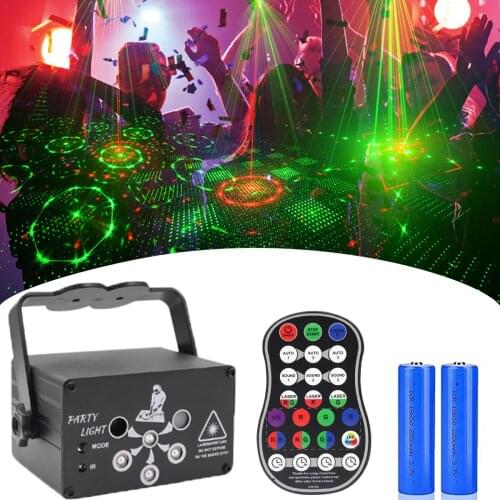 Party Lights,Stage Laser Lights DJ Disco Projector Lights with RGB,Sound Activated for Christmas Halloween Holiday Party Dance