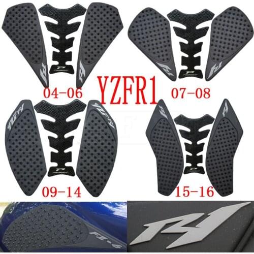 For Yamaha R1 2004 2005 to 2017 2018 2019 YZF R1 YZF-R1 Decal R1 Protector Motorcycle Anti slip Tank Pad Sticker Gas 3M Decal