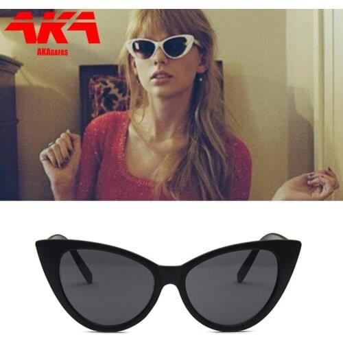 AKAgafas Cat Eye Women Sunglasses Men Vintage Shaped Sun Glasses Female Eyewear Personality Classic Sunglasses Brand Designer