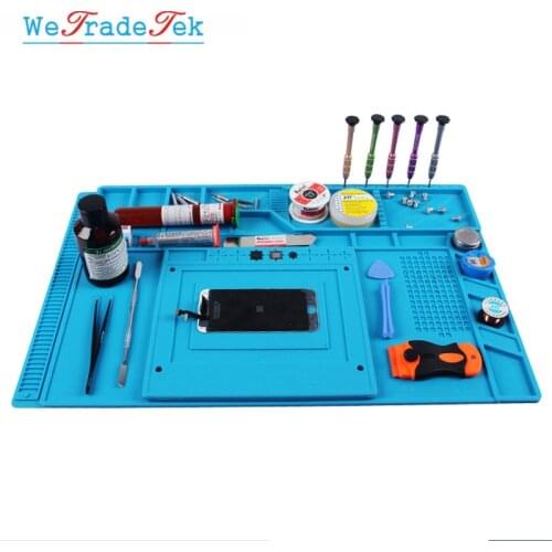 Heat Insulation Silicone Maintenance Mat BGA Soldering Station Silicon Soldering Pad Phone ESD Repair Working Platform