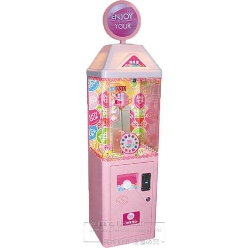 Shopping Malls Coin Operated Lollipop Candy Prize Gift Vending Machine Kids Mini Arcade Game Machine