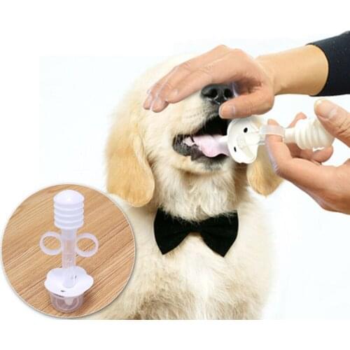 Pet Dog Cat Medicine Feeding Device Water Feeder Syringe Tablet Pillet Water Dog Bowl Pump Set