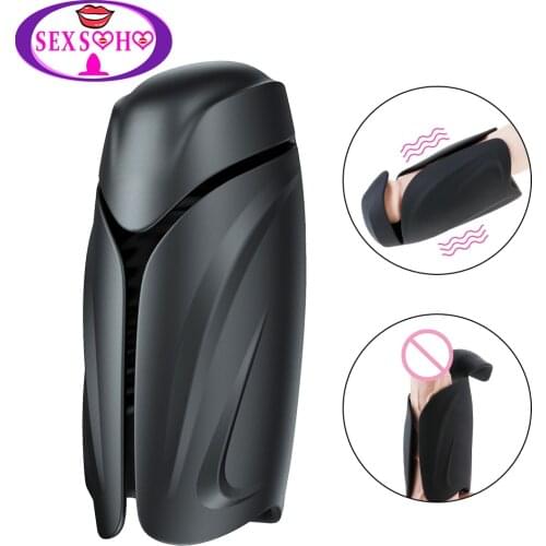 Blowjob Male Masturbator Penis Sex Toy for Men Electric Sex Vibrator Penis Endurance Delay Lasting Trainer Glan Masturbation Cup