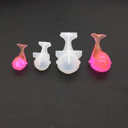 UV Resin Jewelry Liquid Silicone Mold 3D Cartoon Dolphin Aromatherapy Candle Molds For DIY Intersperse Decorate Making Jewelry