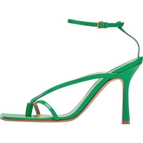 Womens Elegant Shoe Ladies Party Dress Shoes Slipper Summer Sandals Fashion Clip Toe Flip Flops Woman Thin High Heels Sexy Pumps