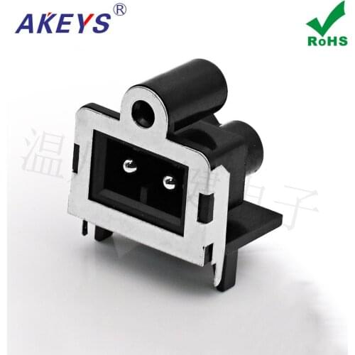 10 PCS One-button DS-207A power outlet 20.5*16.3*20.3mm high-quality mother seat 90-degree pin flanging