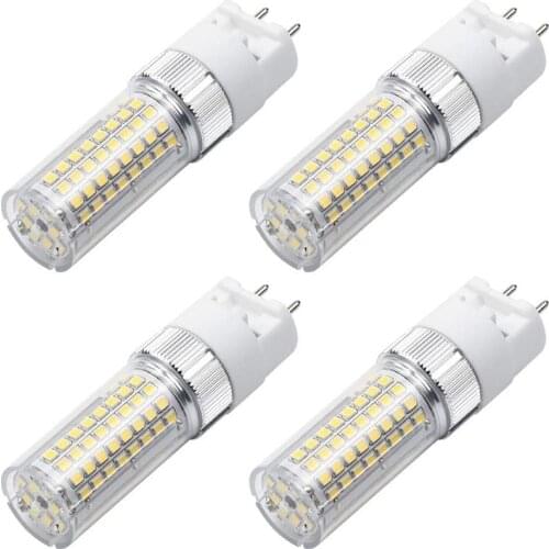 4pcs G12 LED Bulb Light 16W G12 LED Corn Light Bulb with Cover LED G12 Spotlight Replace150W Metal Halide Street Garage Lamp