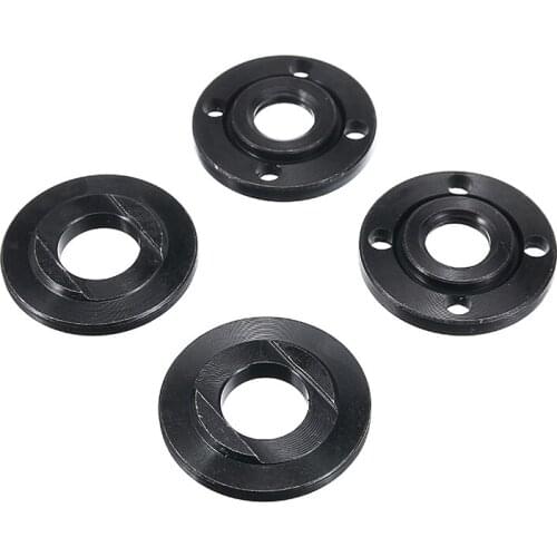 4Pcs Angle Grinder Flange Nut M14 Thread Replacement Discs Flange Lock Nut Set Fasteners Tool Parts For 14mm Spindle Thread