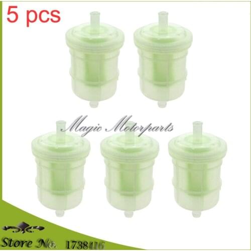 5 pcs Fuel Filter 49019-3712 For Kawasaki Jet Ski 750 900 1100 ZXi JH1100-A1 JH750-C2 JH900-A2 JH1200-B2