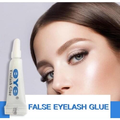 6pcs Tubes White False Strip Strong Eyelash Glue Adhesive Clear Long Lasting Waterproof Normal False Eyelash Glue TSLM1
