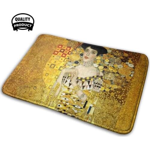 Adele Bloch I By Gustav Klimt Fine Art Comfortable Door Mat Rug Carpet Cushion Gustav Klimt Adele Adele Bloch I Golden Phase