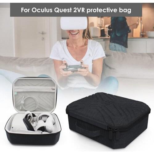 Travel Glasses Storage Shockproof Waterproof Bag Carrying Case For Oculus Quest 2 VR Accessories Shock Proof EVA Bag