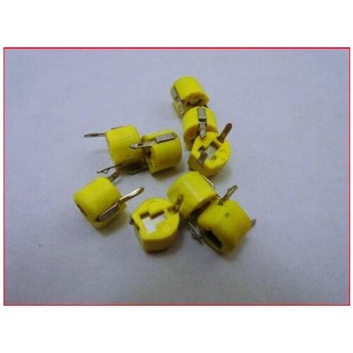 Free Shipping!!! 4pcs 40P adjustable capacitance / variable capacitor 40PF / plastic 6mm diameter /Electronic Component