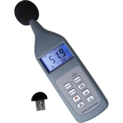 30 ~ 130 dB Decibel Noise Digital Sound Level Meter Bluetooth Test Machines Traffic Vehicle Noise Level