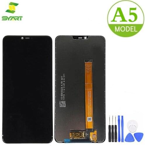 For OPPO A5 A 5 LCD Display Touch Screen Digitizer Assembly Replacement Parts + Free Tools For OPPO A 5 6.2" LCDs Screen