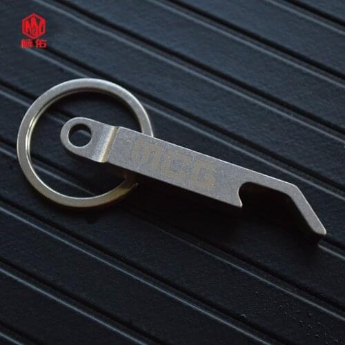 EDC Outdoor Pocket Tool Titanium Alloy Large Mini Corkscrew Beer Bottle