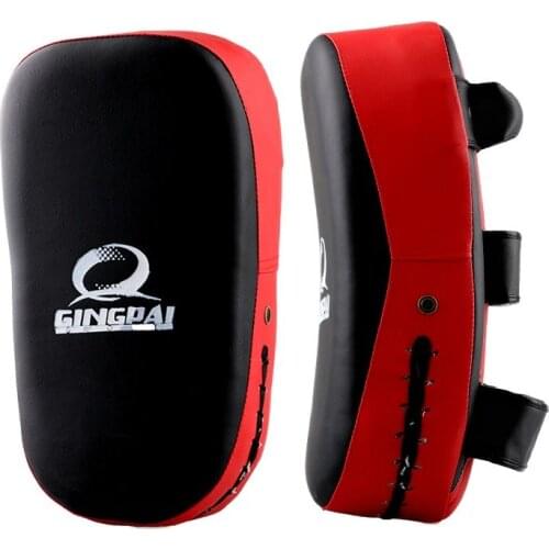 MMA Strike Shield Curved Training Thai Pad Kick Focus Target Boxing Punching Mitts for adult men women child free shipping