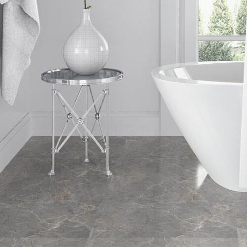 Marble Style PVC Ceramic Tile Stickers Waterproof Bathroom Floor Stickers Self Adhesive Floor Tiles Non Slip Floor Decal DIY
