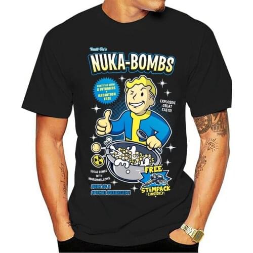 New Gaming Video Game Fallout 2 3 4 Tees Tops T Shirt Men Cotton Customized Cotton Apparel Funny T-Shirt Homme