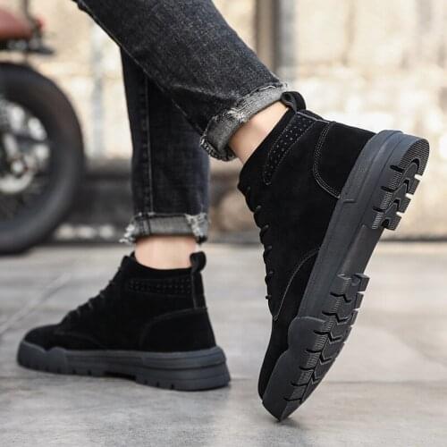Casual Shoes Men Canvas Men Casual Shoes Botas Black 2020 Man Mens Slip On Sneaker Coturno Boots For Sneakers Leather Fashion