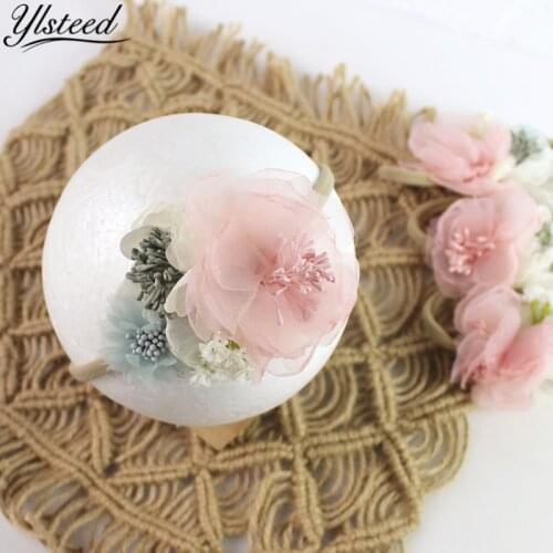 Handwork Baby Photography Headband Newborn Photo Props Infant Flower Headband Hair Accessories Newborn Photography Accessories