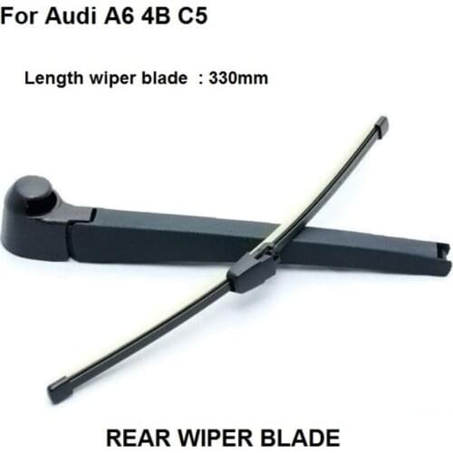 Rear Windscreen Wiper Blade And Arm For Audi A6 4B C5 Estate 1999-2005 ,Blade 13'' 330mm