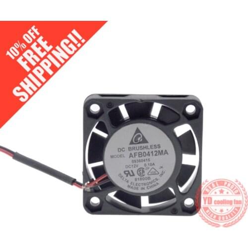 Brand new DELTA AFB0412MA DELTA 4010 12V 0.10A 4CM Ball bearing cooling fan