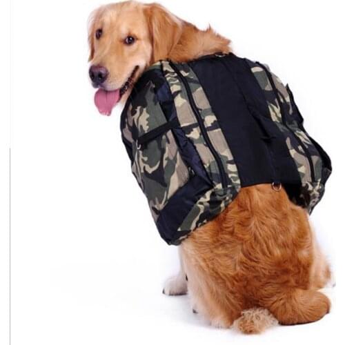 Polyester Pet Dog Portable Saddlebags Pack Hound Travel Camping Hiking Backpack Saddle Bag for Small Medium Large Dogs Free Gift