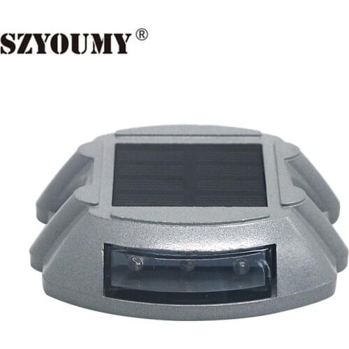 SZYOUMY Solar Driveway Light Bright White Solar Deck Dock Lights Outdoor Waterproof For Lake Garden Road