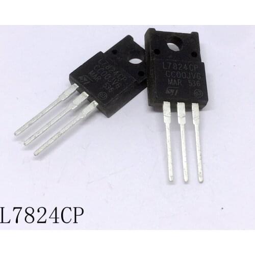 Three-terminal regulator tube L7824CP TO-220 1.5A/24V 10pcs/lots new in stock