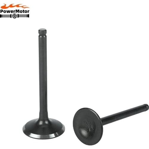 Motorcycle Intake exhaust valves 1 Pair Bore 52.4mm For lifan 125cc Horizontal Engines Dirt Pit Bike Monkey Bike Atv Quad kart