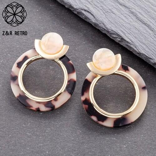 Earrings for Women Jewelry Vintage Colored Round Female Fashion Pendientes Accessories Ear Decoration Friends Wholesale 2020 New