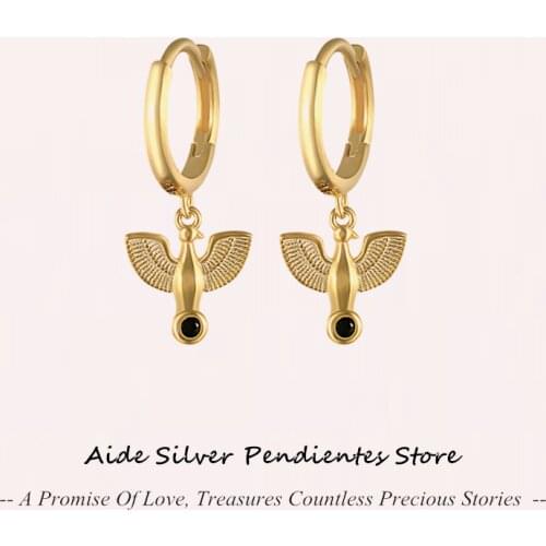 AIDE Real Girls Star Zircon Earrings Gold Color Hoop Earring 925 Sterling Silver Earring For Women Gifts Jewelry Aretes De Mujer