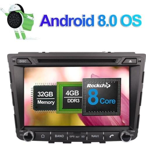 4GB RAM Android 7.1/8.0 Octa Core Car CD DVD Player GPS Navigation Head Unit For Hyundai Ix25/Creta 2014- Radio Stereo SWC WIFI