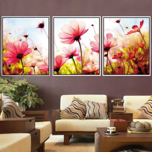 5d Botany Flowers And Plants A Living Room New Pattern Diy Diamonds Picture Triple Magic Cube Drill Diy Decoration Painting