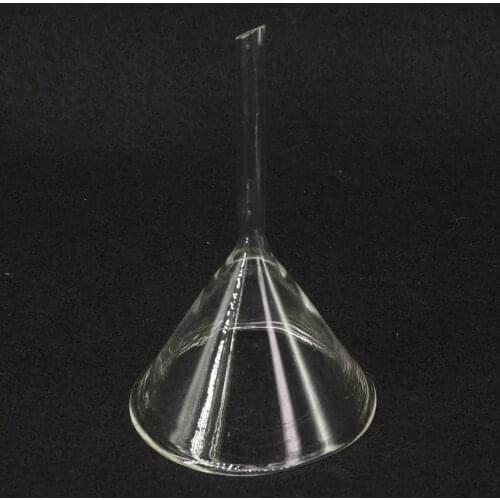 75mm Miniature Lab Glass Funnel Borosilicate Glassware Triangle Funnel