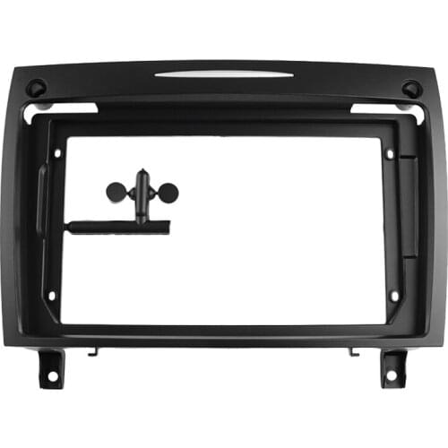 9 inch Car Radio Head Unit Fascia For MERCEDES-BENZ SLK(R171) 2004-2011 Auto Stereo Dashboard Panel Frame Kit Bezel Faceplate