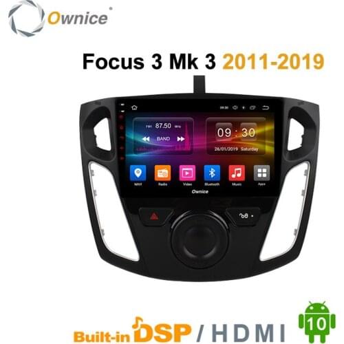 Ownice K3 2din Car Radio Android 10.0 Multimedia Car Video Player for Ford Focus 3 Mk 3 2011 - 2019 GPS Navigation Touch Screen