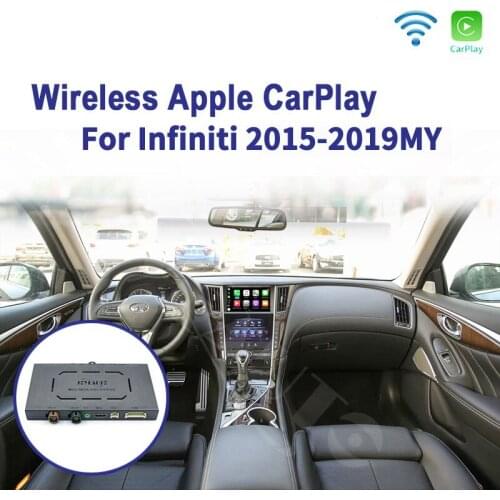 Wireless Apple Carplay For infiniti 8inch Screen 2015-2019 Q50 Q60 Q50L QX50 Android Auto Mirror Wifi Car Play Airplay