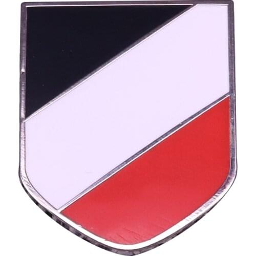 WW2 German Army Uniform Brooch Tropical Pith Helmet Side Shield Enamel Pin Military Medal Badge Accessory
