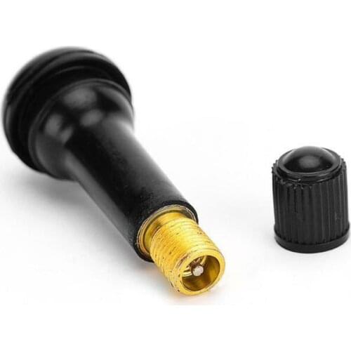 Black Valve Stems Short 20Pcs Accessories Ordinary core chamber Practical
