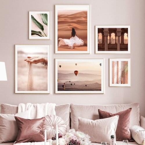 Green Plant In The Desert Sofa Background Wall Painting Poster For Living Room Bedroom Dining Room Art Gallery Home Decor