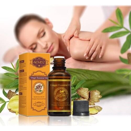 30ML Ginger Essential Oil Body Massage Essential Oil Spa Ginger Oil 100% Pure Natural Therapeutic Grade Massage Oil