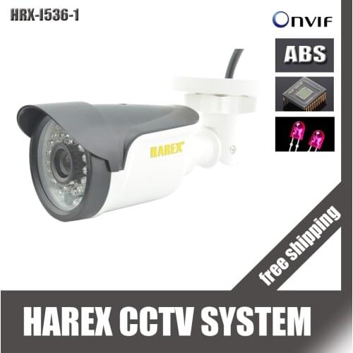 H.264/H.265 POE/Audio Mini Bullet 2.8mm Wide 720P/1080P IP Camera ONVIF Waterproof Night HI3516E ABS Plastic Outdoor Camera