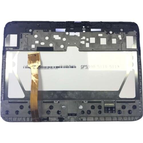Tablet LCD For Samsung Galaxy Tab 3 10.1 P5200 P5210 LCD Display Touch Screen Digitizer Frame Assembly For Samsung P5200 P5210