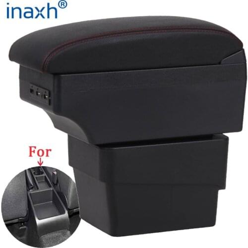 For Skoda Octavia Armrest For Skoda Octavia Mk3 A7 2014-2017 Car Armrest box Retrofit parts Storage box car accessories USB